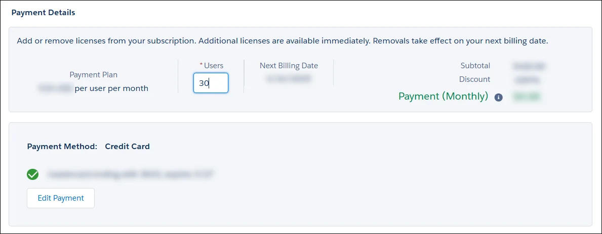 Edit the number of users you need.